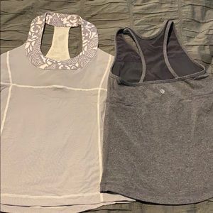 Bundle of two Lululemon tanks Size 6